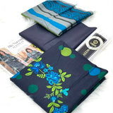 Bin Naeem Platinum Digital Lawn – 3 Piece Unstitched Suit | Royal Blue Blossom