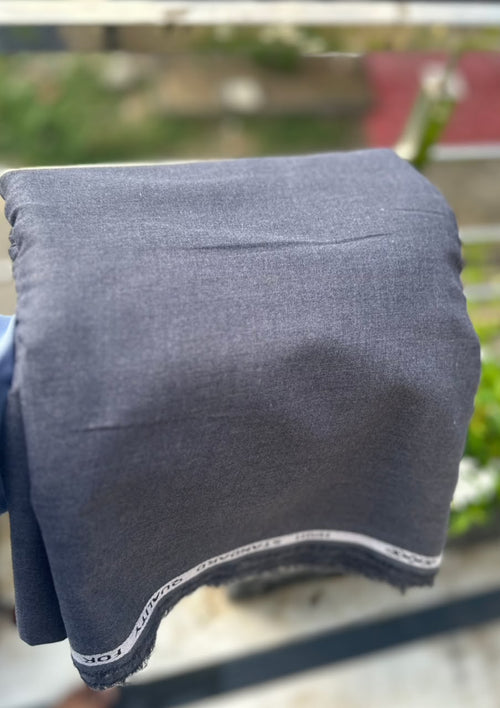 Junaid Jamshed Wool – Premium Winter Fabric | Dark grey